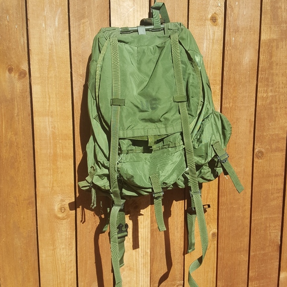 green army backpack